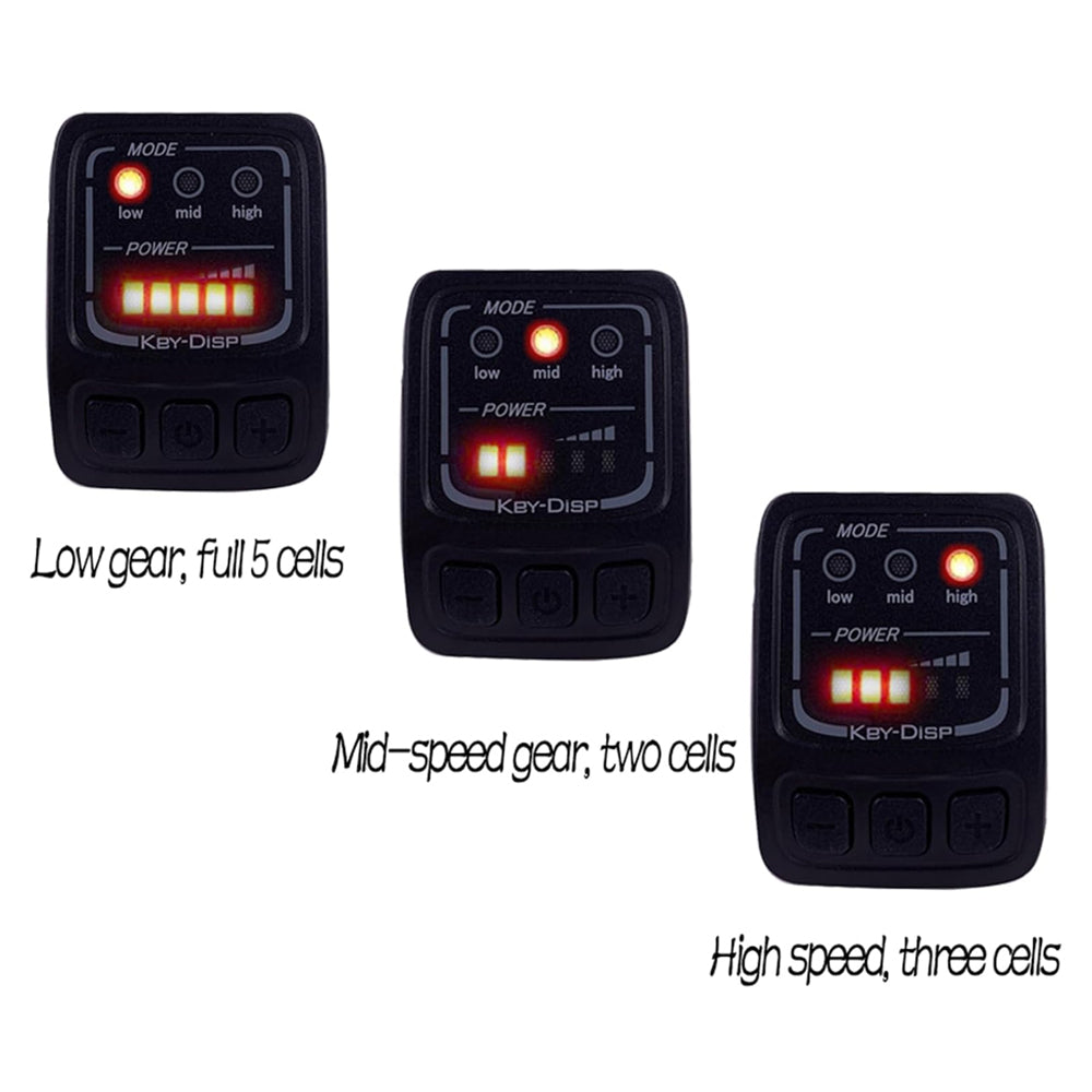 Nulkomma KD26E Bike LED Display Meter 5S Protocol Electric Bicycle Speedometer and Odometer