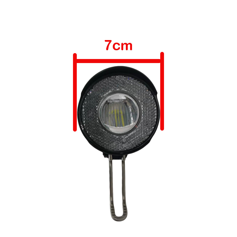 Ebike LED Headlight 6-48V Electric Bike Front Light Ultra Bright Waterproof 2pin