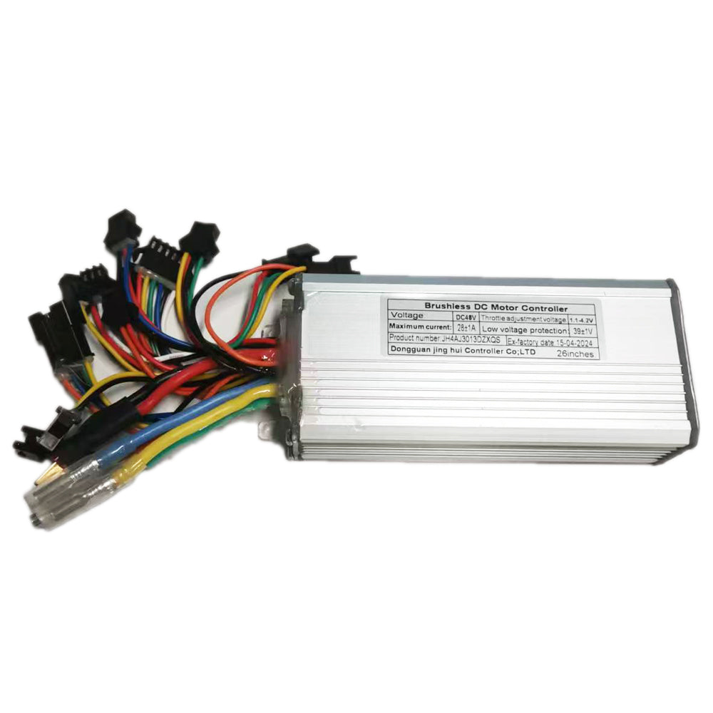 electrical bicycle controller 24v JH4AJ3013DZXQS Electric Bike Controller DC48V 28A Brushless Motor Cont –  NULKOMMA