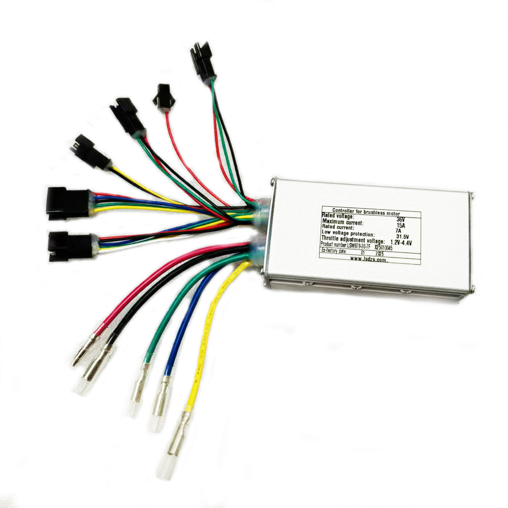 NULKOMMA LSW979-30-7F Brushless Motor Controller 36V 15A Ebike Controller