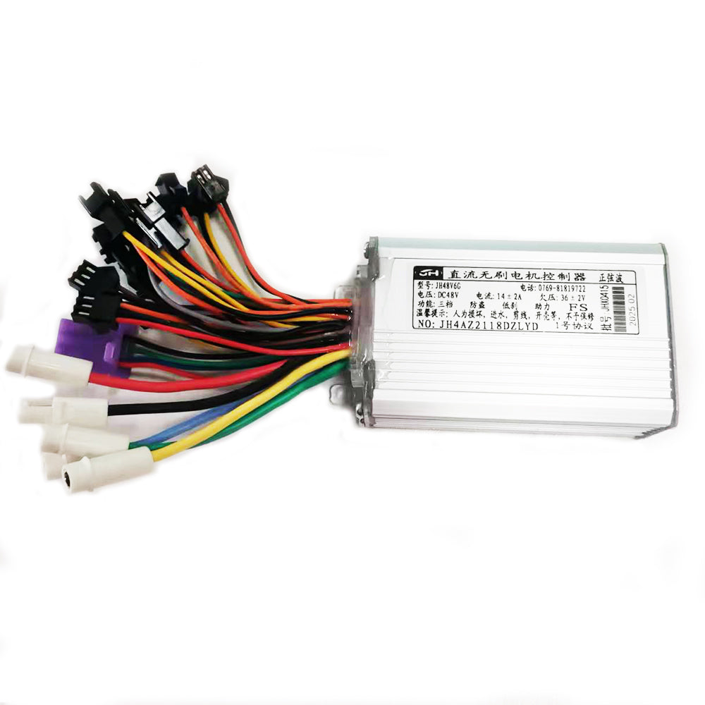 NULKOMMA JH4AZ2118DZLYD Ebike Controller 48V 14A Brushless Motor Controller JH48V6G