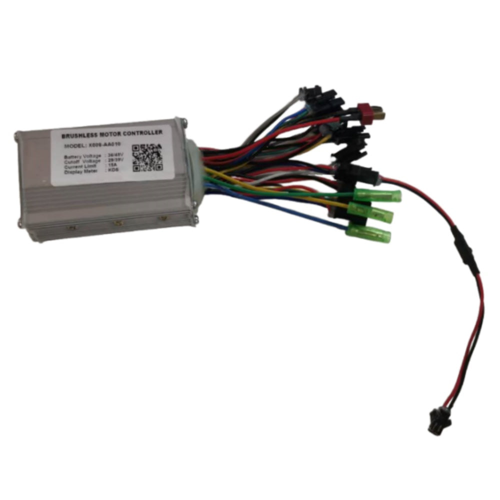 NULKOMMA X008-AA010 Electric Bike Controller 36/48V 15A Brushless Motor Controller for Ebike Scooter KDS Display Meter