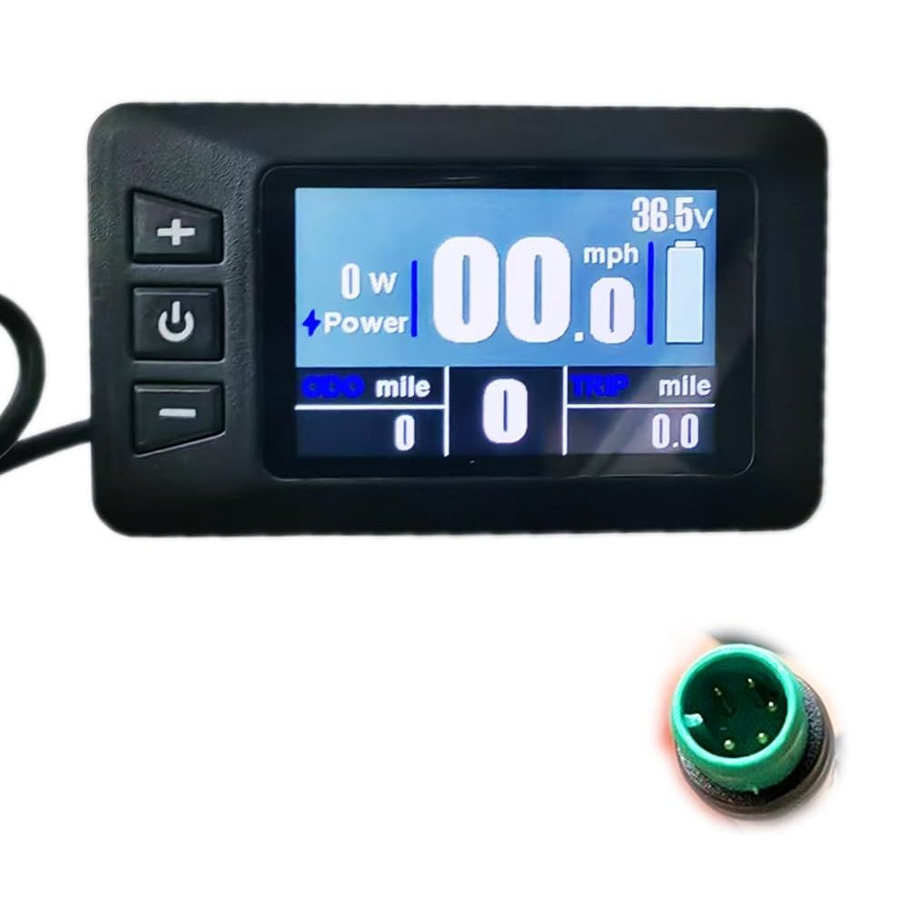 lcd display für e bike KD286 Electric Bike LCD Display RIDE1UP Control Panel 5-pin male conne – NULKOMMA