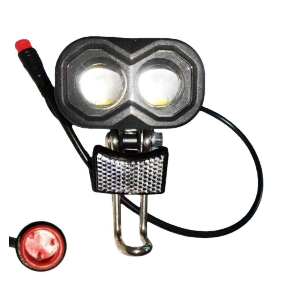 Nulkomma Ebike LED Light Ebike Headlight LED Front Light for Night Riding LED Light for Electric Bike Scooter