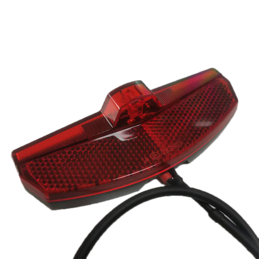 NULKOMMA Ebike Tail Light 24V 36V 48V LED Warning Light Night Cycling Equipment Bicycle Conversion Accessories E-Bike Rear Light Waterproof Connector