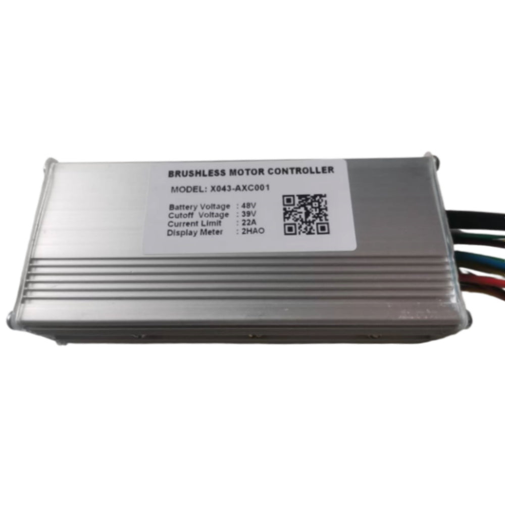 Nulkomma X043-AXC001 Brushless Motor Controller 48V 22A Ebike Controller for No.2 Protocol Display Meter