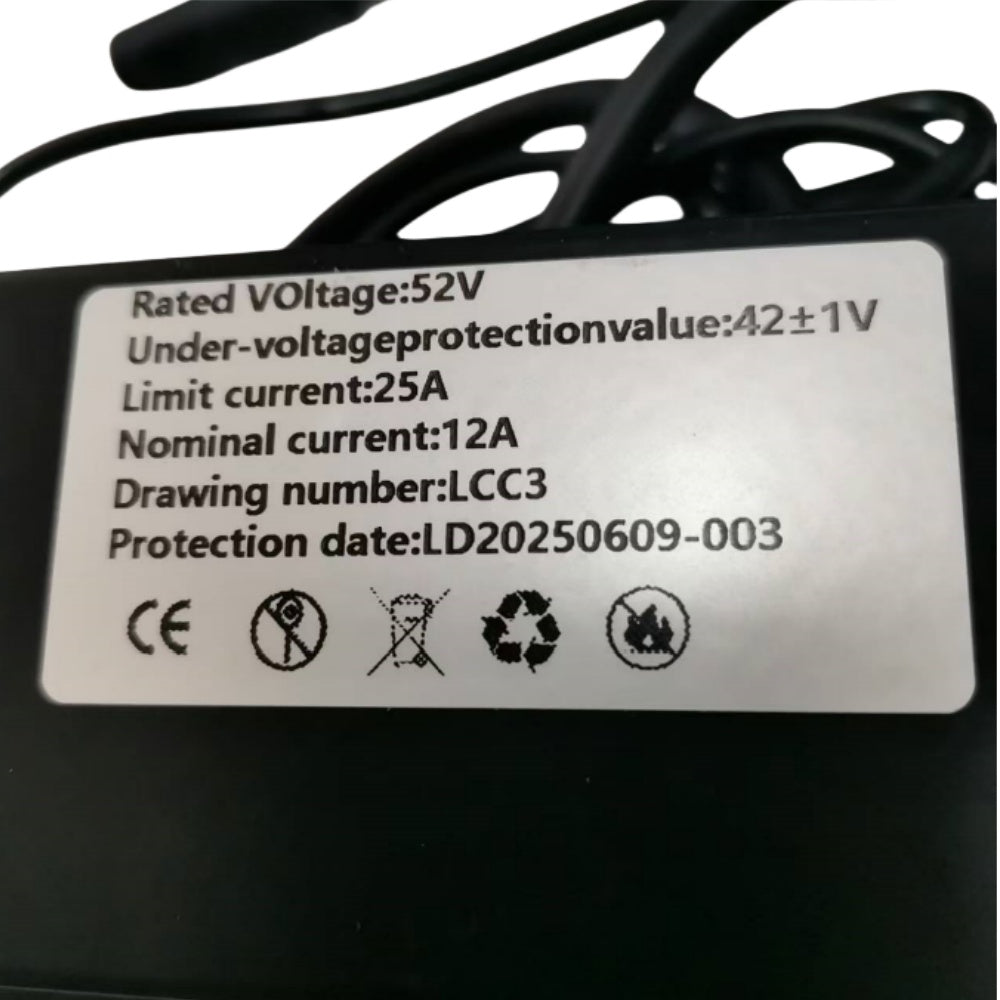 NULKOMMA LCC3 Electric Bike Brushless Motor Controller 52V 25A Ebike Controller