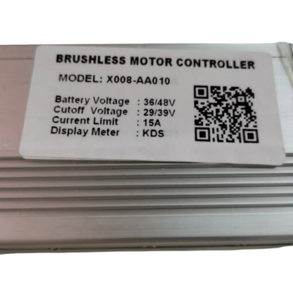 NULKOMMA X008-AA010 Electric Bike Controller 36/48V 15A Brushless Motor Controller for Ebike Scooter KDS Display Meter