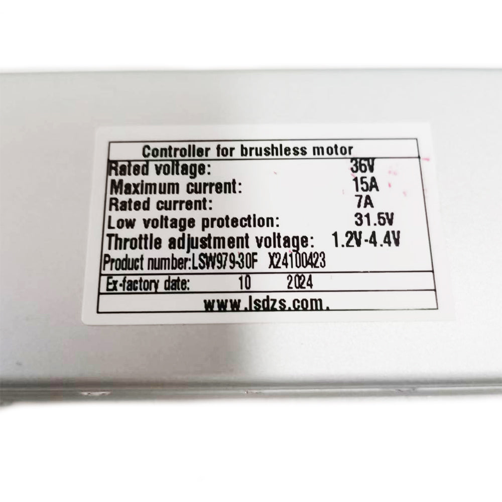 NULKOMMA LSW979-30F Brushless Motor Controller 36V 15A Ebike Controller