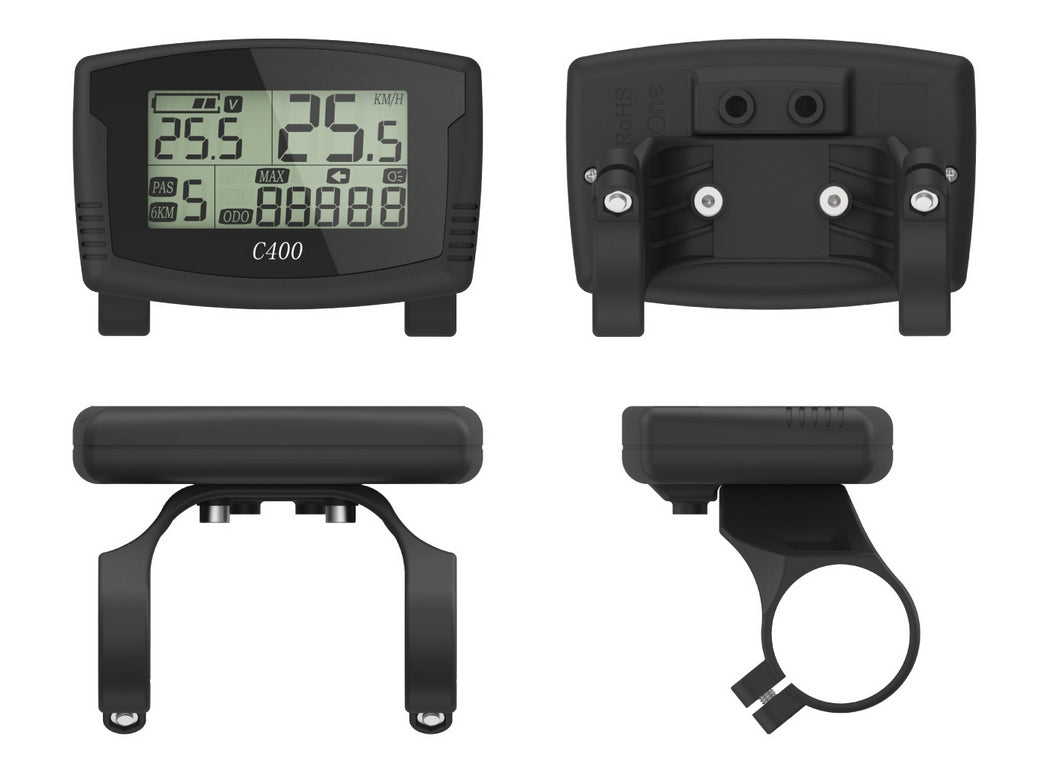 Bigstone C400 Ebike LCD Display Meter 24V/36V/48V