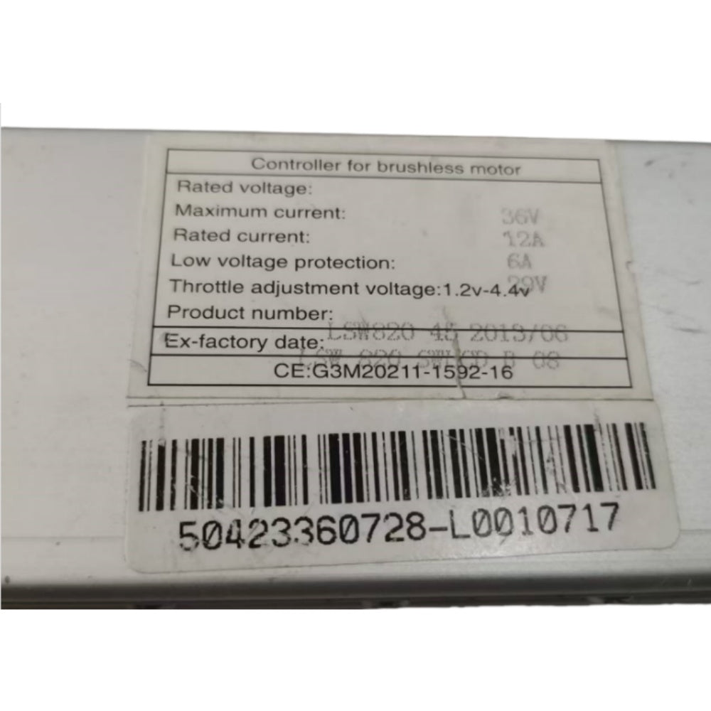 NULKOMMA LSW820-45 Brushless Motor Controller DC36V 12A Ebike Controller