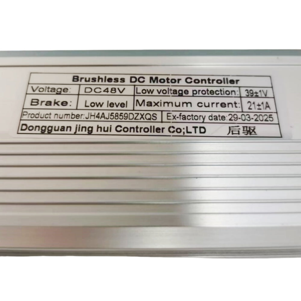 NULKOMMA JH4AJ5859DZXQS Electric Bicycle Controller DC48V 21A Brushless Motor Controller for E-Bike