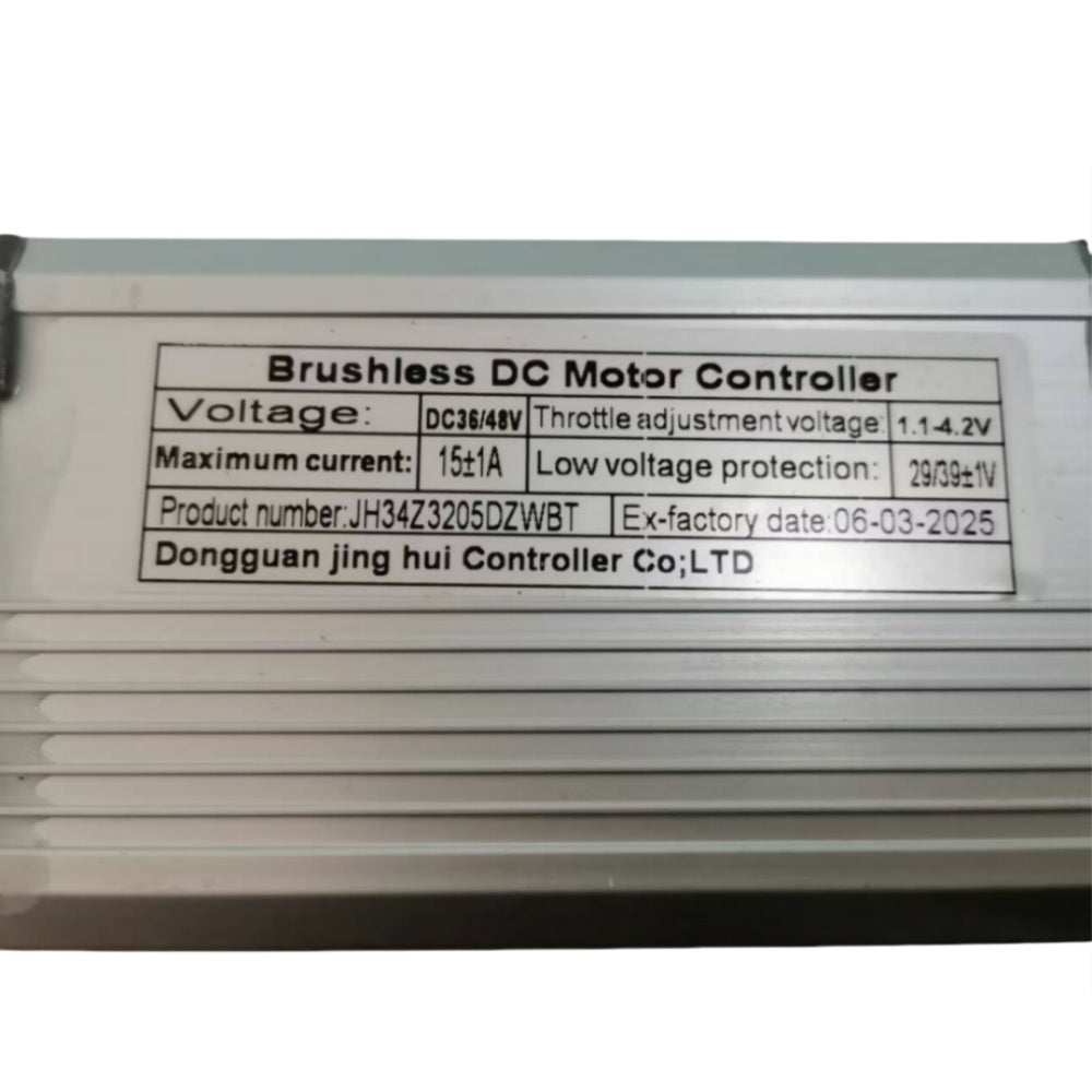 NULKOMMA JH34Z3205DZWBT Electric Bicycle Controller 36V/48V 15A Brushless Motor Controller for E-Bike Scooter Display Meter Electric Speed Controller