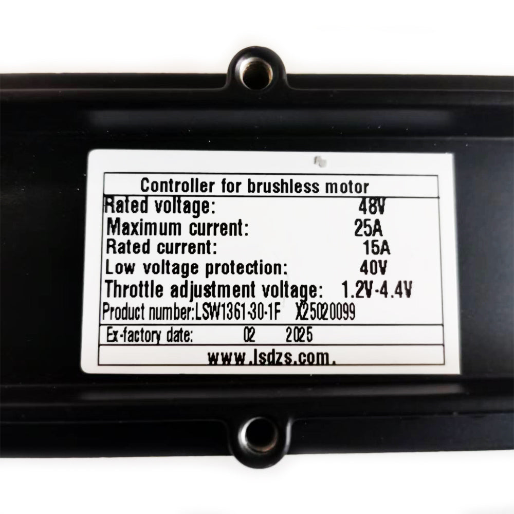 NULKOMMA Ebike Controller LSW1361-30-1F Brushless Motor Controller 48V 25A