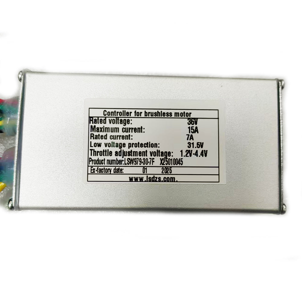 NULKOMMA LSW979-30-7F Brushless Motor Controller 36V 15A Ebike Controller