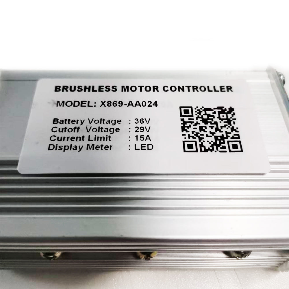 NULKOMMA X869-AA024 Brushless Motor Controller 36V 15A Ebike Controller