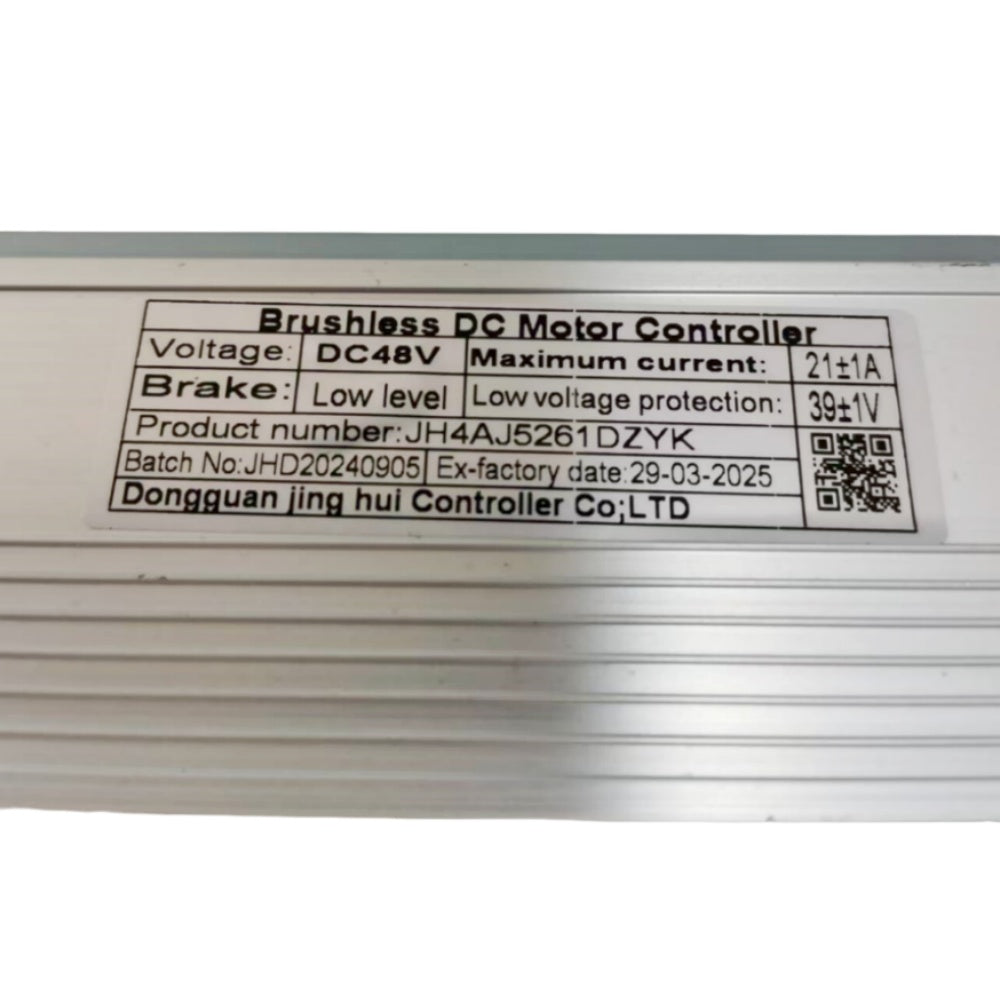 NULKOMMA JH4AJ5261DZYK Electric Bicycle Controller DC48V 21A Brushless Motor Controller for E-Bike