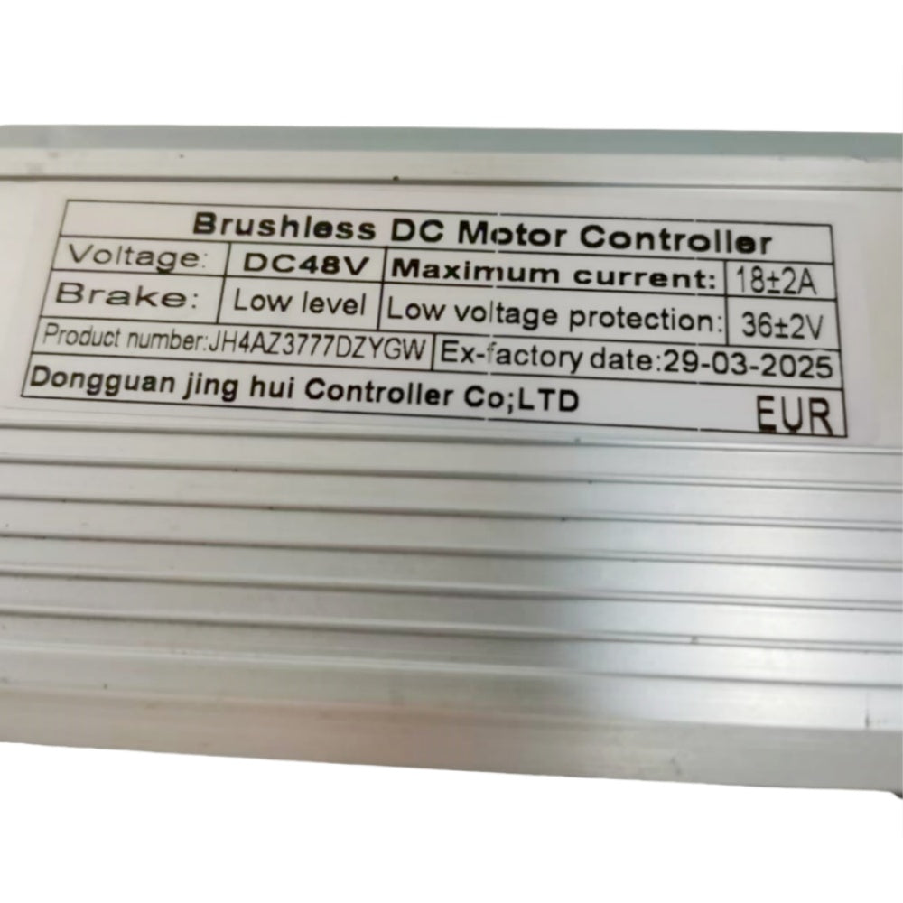 NULKOMMA JH4AZ3777DZYGW Electric Bicycle Controller DC48V 18A Brushless Motor Controller for E-Bike