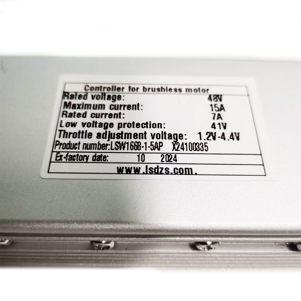 NULKOMMA LSW1668-1-5AP Brushless Motor Controller 48V 15A Ebike Controller