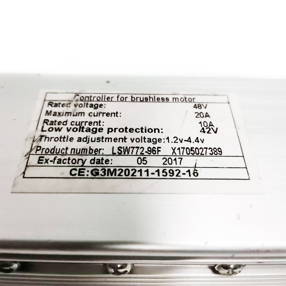 NULKOMMA LSW772-96F Brushless Motor Controller 48V 20A Ebike Controller