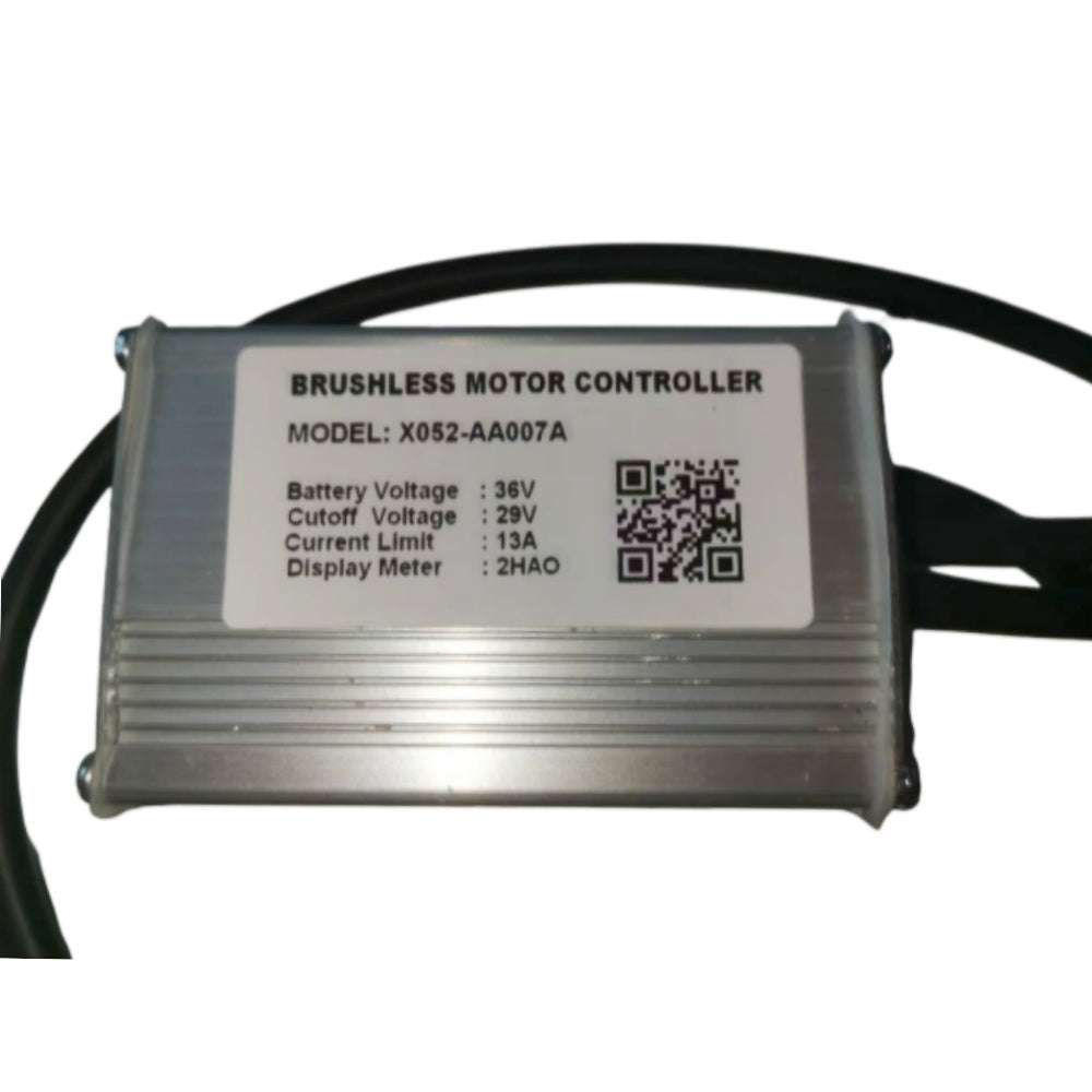 Nulkomma X052-AA007A Brushless Motor Controller 36V 13A Ebike Controller for No.2 Protocol Display Meter