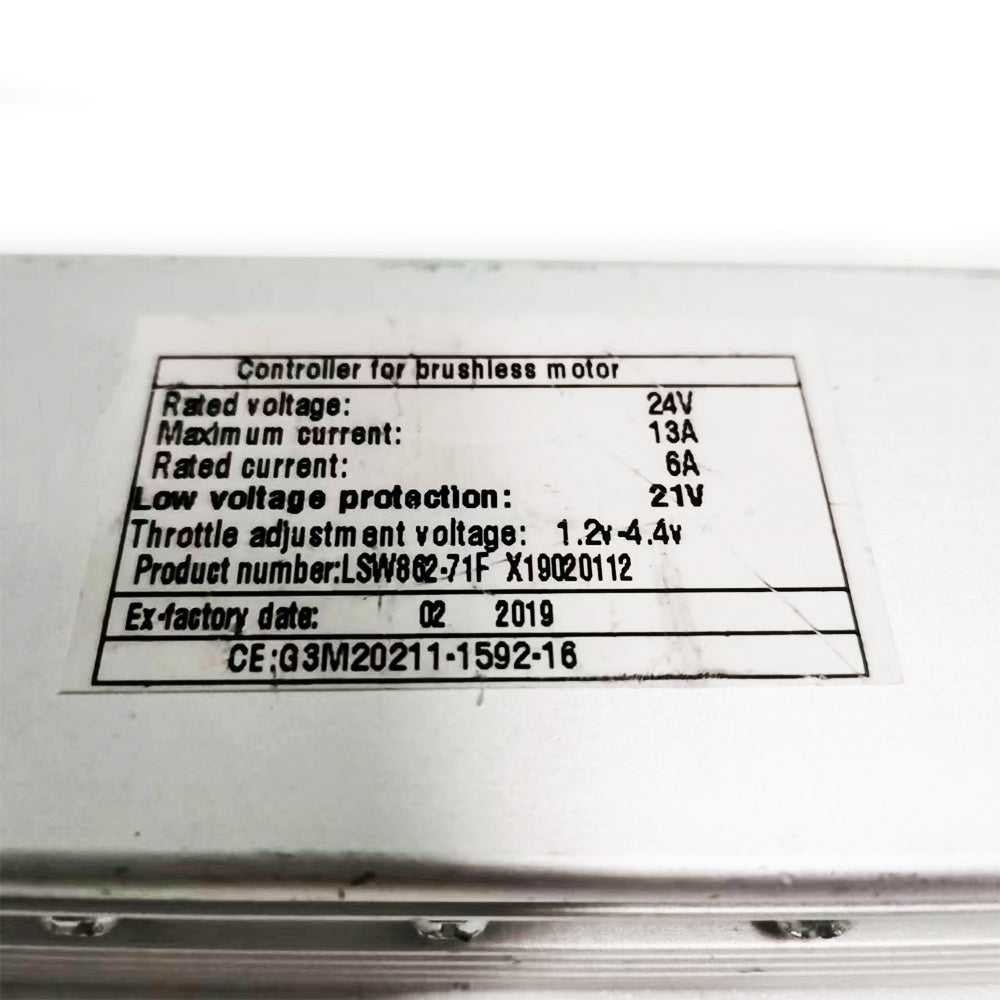 NULKOMMA LSW862-71F Brushless Motor Controller 24V 13A Ebike Controller