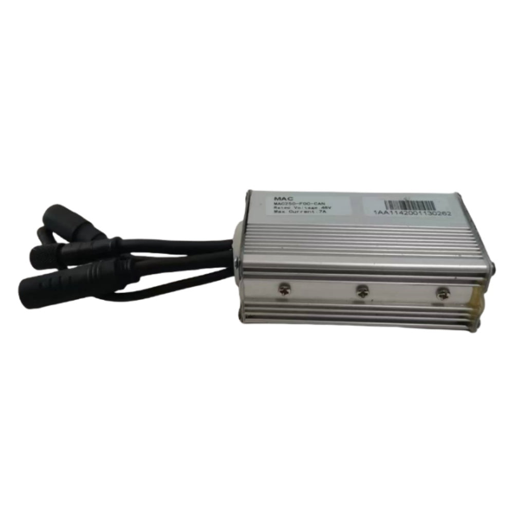 NULKOMMA MAC250-FOC-CAN Electric Bicycle Controller DC48V 7A Brushless Motor Controller for E-Bike Scooter Display Meter