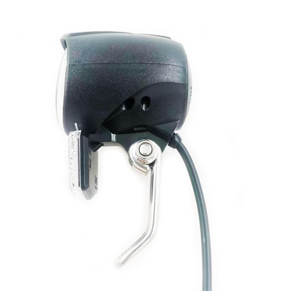 Electric Bike Headlight for Night Riding LED Front Light Suitable for 24V 36V 48V Battery Controller Waterproof 2-pin Male Connector Headlight for E-Bike Scooter