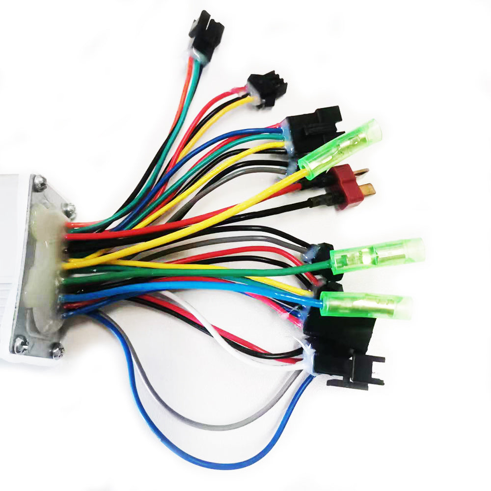 NULKOMMA E-Bike Controller X759-AAM001 Electric Bicycle Brushless Motor Controller 36/48V Scooter Controller Aluminium Alloy Speed Motor Controller for Electric Bicycle