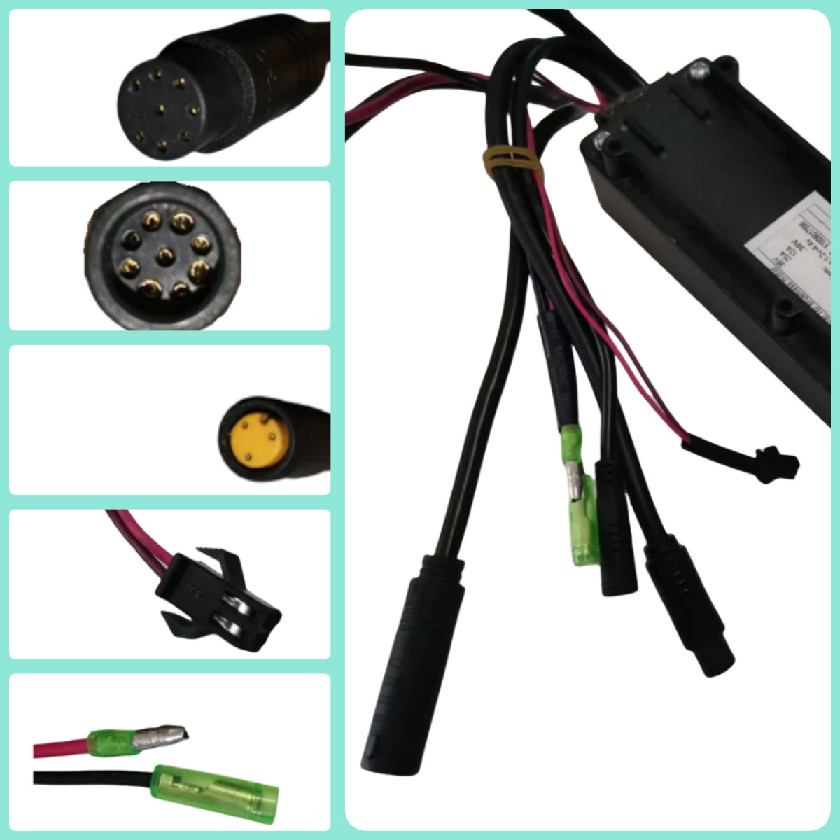 NULKOMMA LSW1155-23-1F Electric Bike Brushless Motor Controller 36V 25A Ebike Controller