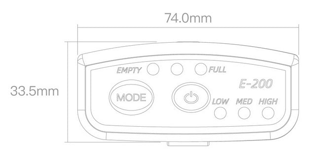 Bigstone E200 Ebike LED Display Meter 24V/36V/48V