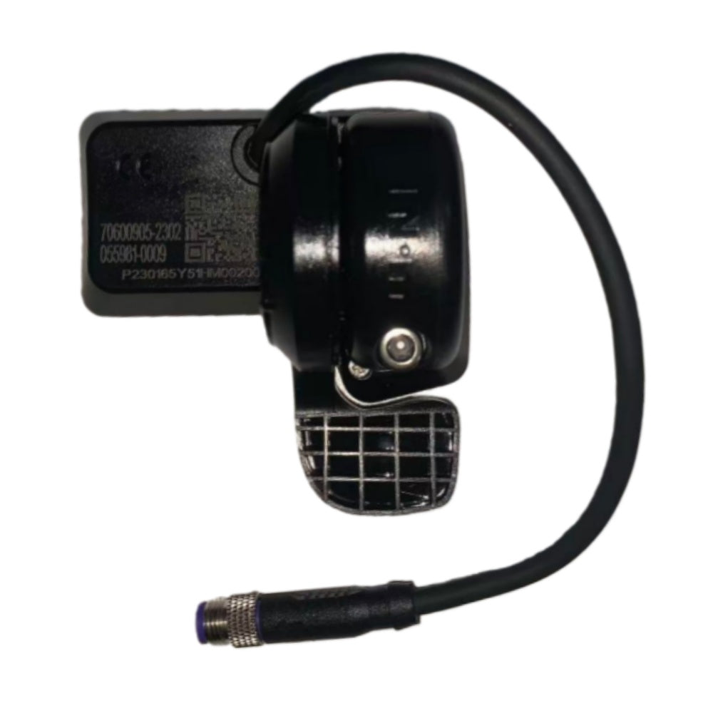 Nulkomma KING-METER Digital II LCD Display + Throttle, Threaded metal connector