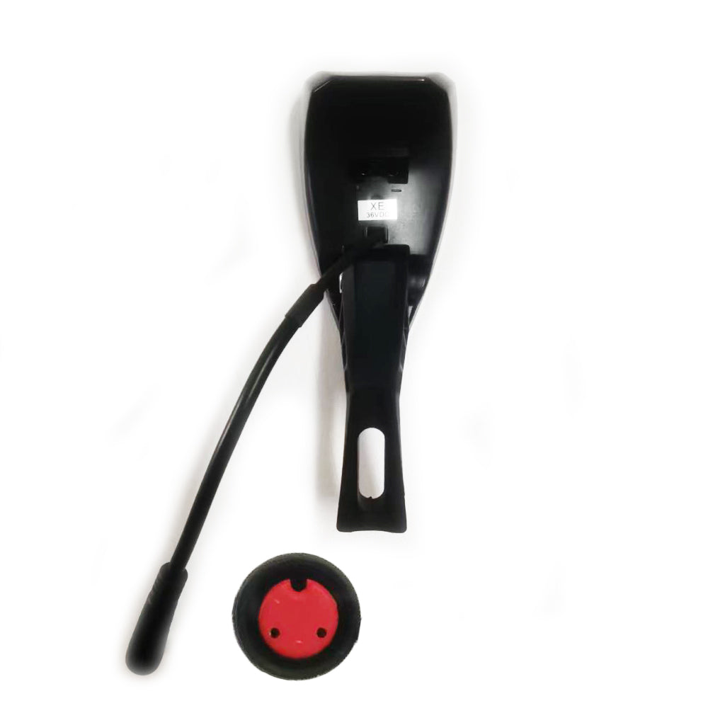 NULKOMMA Electric Bike Headlight for Night Riding LED Front Light Suitable for 24V 36V 48V Battery Controller Ebike Accessories Waterproof 2-pin Female Connector LED Light for E-Bike Scooter