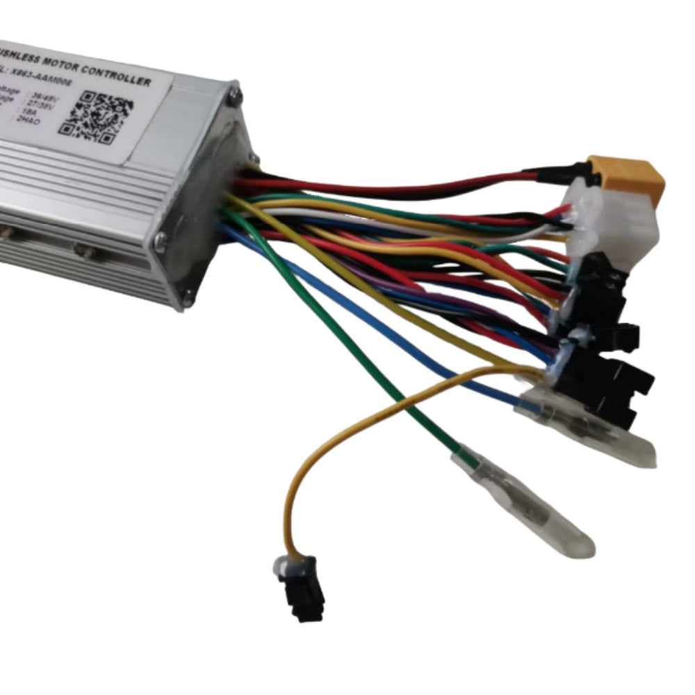 NULKOMMA X863-AAM008 Electric Bike Controller 36/48V 18A Brushless Motor Controller for Ebike Scooter Display Meter 2Hao