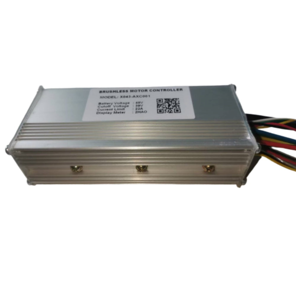 Nulkomma X043-AXC001 Brushless Motor Controller 48V 22A Ebike Controller for No.2 Protocol Display Meter