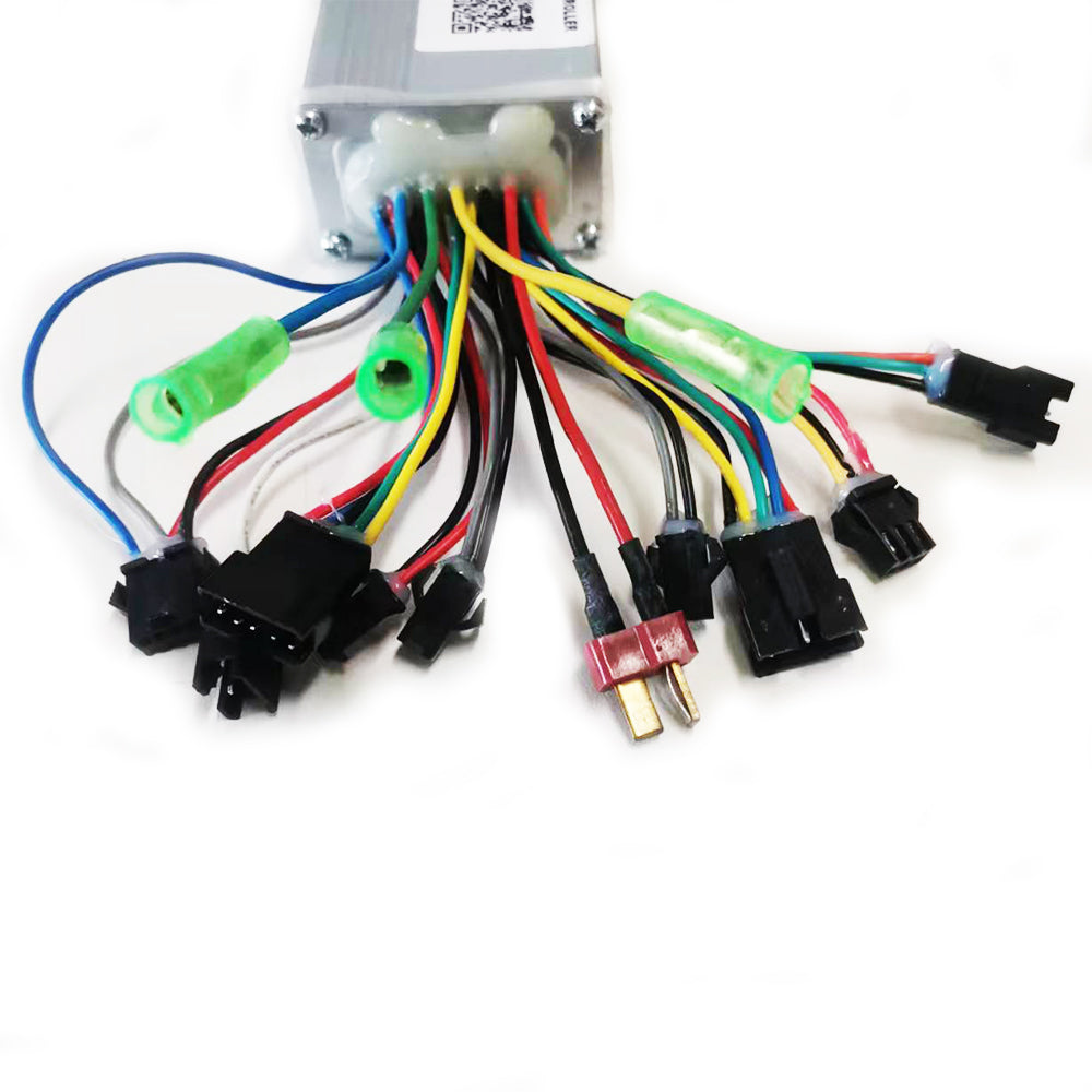 NULKOMMA E-Bike Controller X759-AAM001 Electric Bicycle Brushless Motor Controller 36/48V Scooter Controller Aluminium Alloy Speed Motor Controller for Electric Bicycle