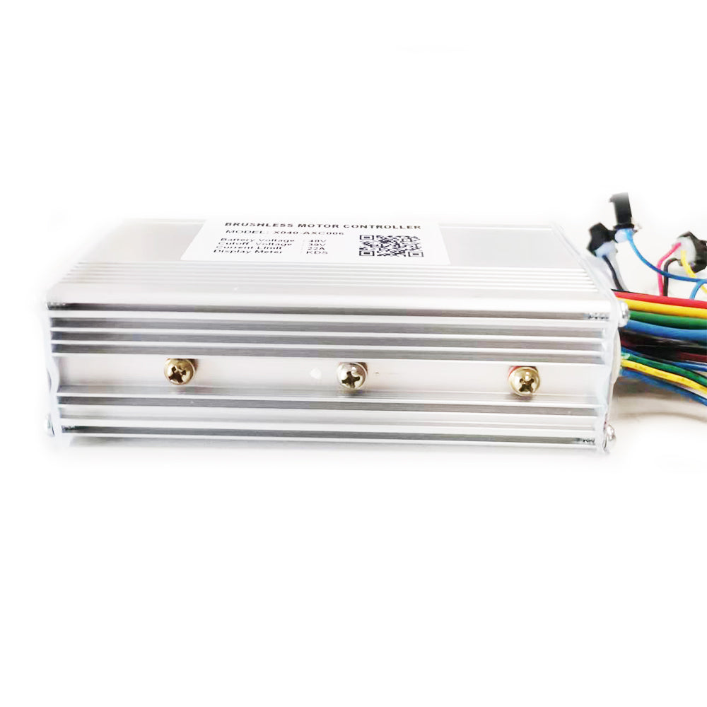 NULKOMMA E-Bike Controller X040-AXC006 Electric Bicycle Brushless Motor Controller DC48V 22A Aluminium Alloy Controller for KDS Display Meter