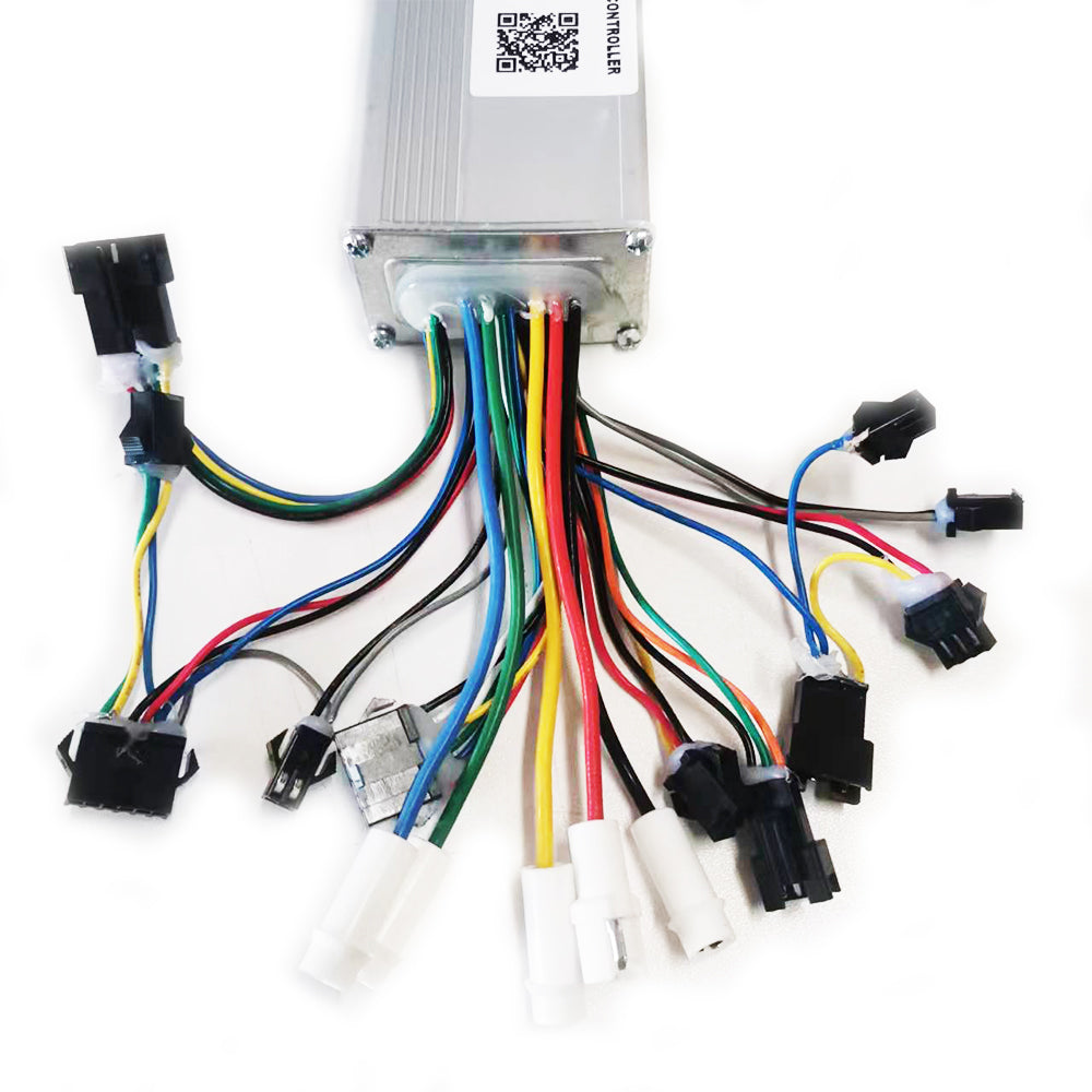 NULKOMMA E-Bike Controller X040-AXC006 Electric Bicycle Brushless Motor Controller DC48V 22A Aluminium Alloy Controller for KDS Display Meter