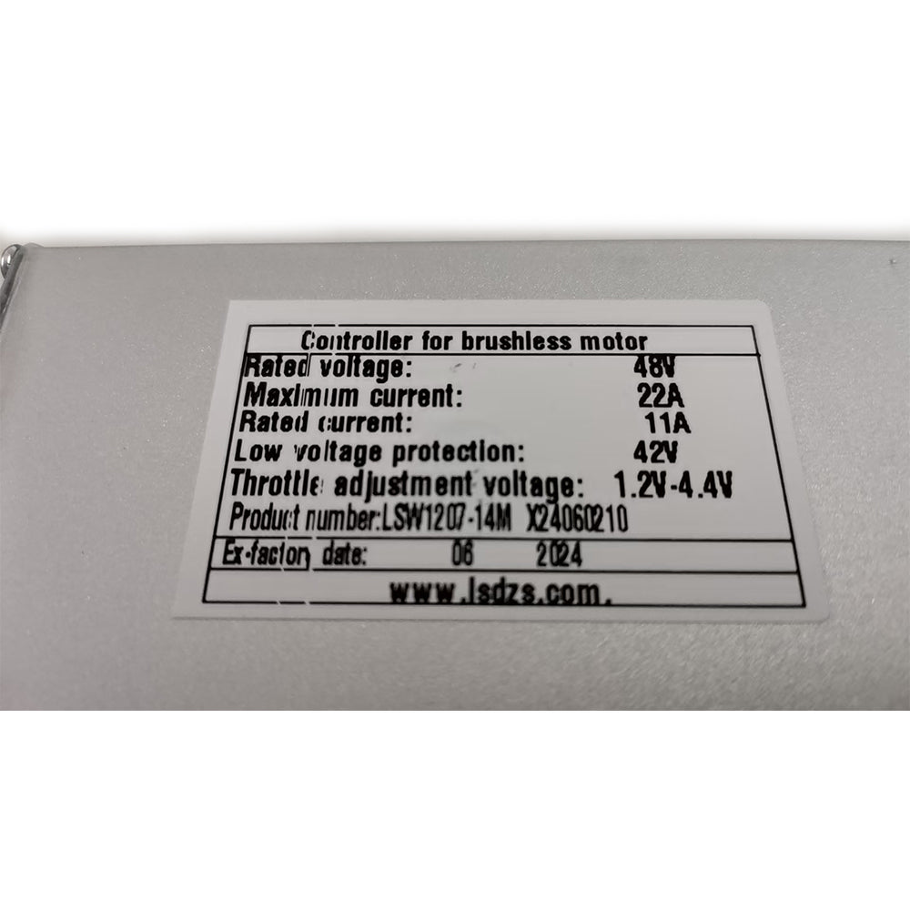NULKOMMA LSW1207-14M Ebike Controller 48V 22A Brushless Motor Controller