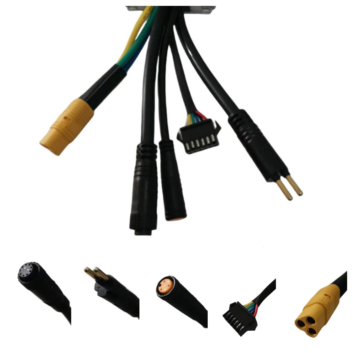 NULKOMMA LSW1332-47F Electric Bicycle Controller 48V 25A Brushless Motor Controller for E-Bike Scooter Display Meter 48V Electric Speed Controller