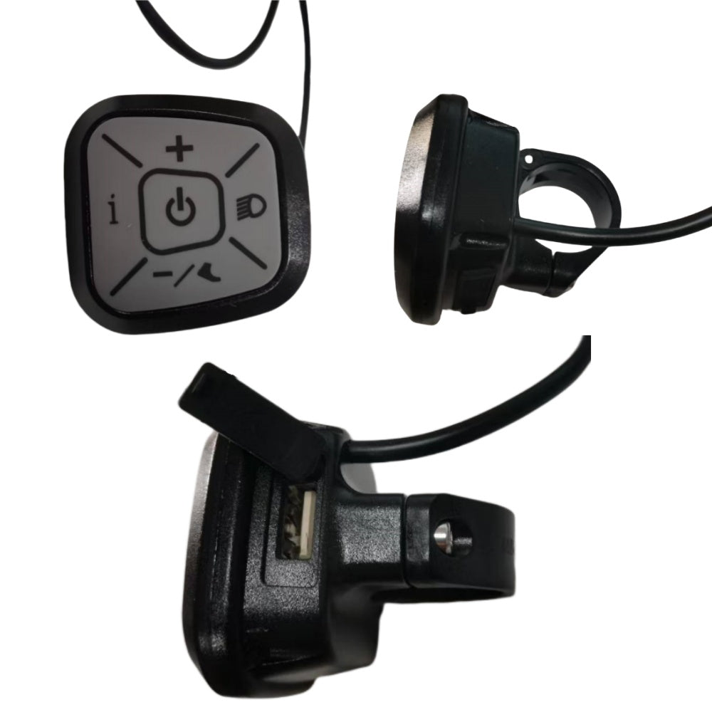 Nulkomma YL81F Ebike LCD Display Meter with 5-pin Male Connector