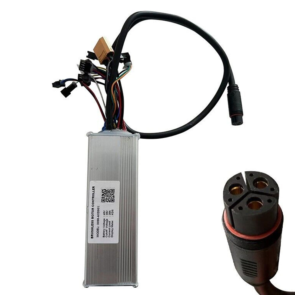 NULKOMMA Electric Bike Controller X098-AXD001 Brushless Motor Controller 48V 25A