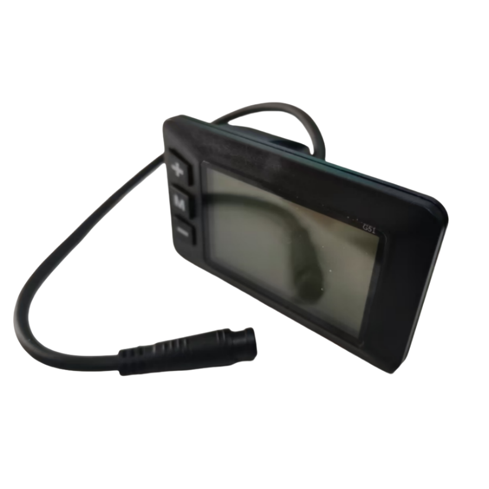 Nulkomma LCD-G51 Ebike LCD Display Meter 48V LCD Panel Screen with 6-pin Male Connector