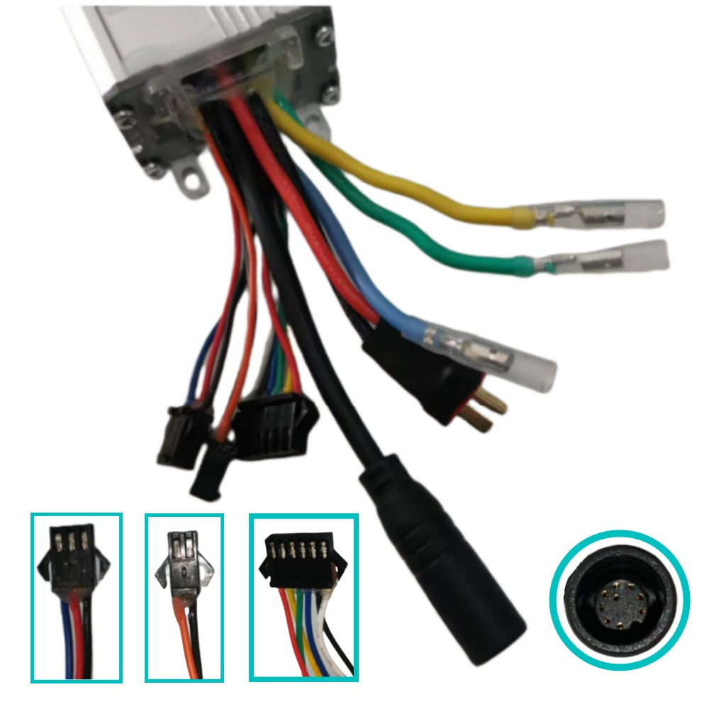 NULKOMMA Electric Bike Controller JH4AJ3598DZYK DC48V 21A Brushless Motor Controller for Ebike Scooter