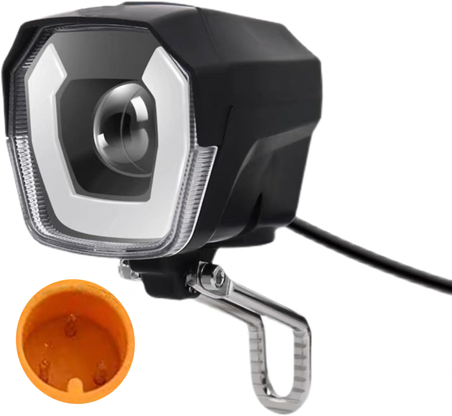 Headlight for Electric Bike LED Light Horn 3 Pins
