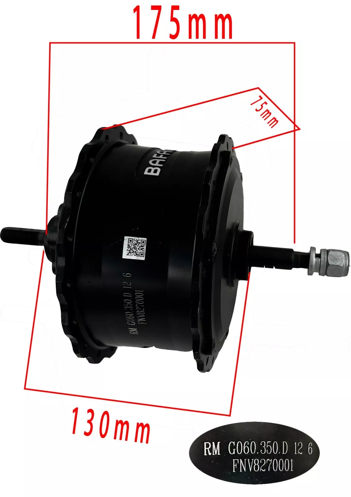 Bafang RM G060 350W D 48v 500w 20inch4.0 26"/700c"/28" BLDC FOR FAT E-BIKE MOTOR