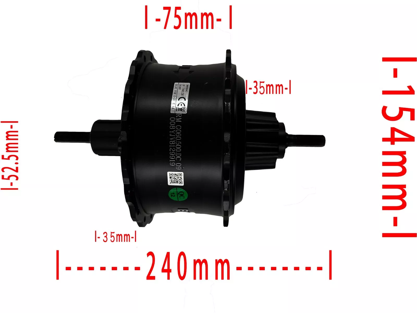 Bafang RM G060 500W DC48V 20inch4.0 26"/700c"/28" BLDC FOR FAT E-BIKE MOTOR