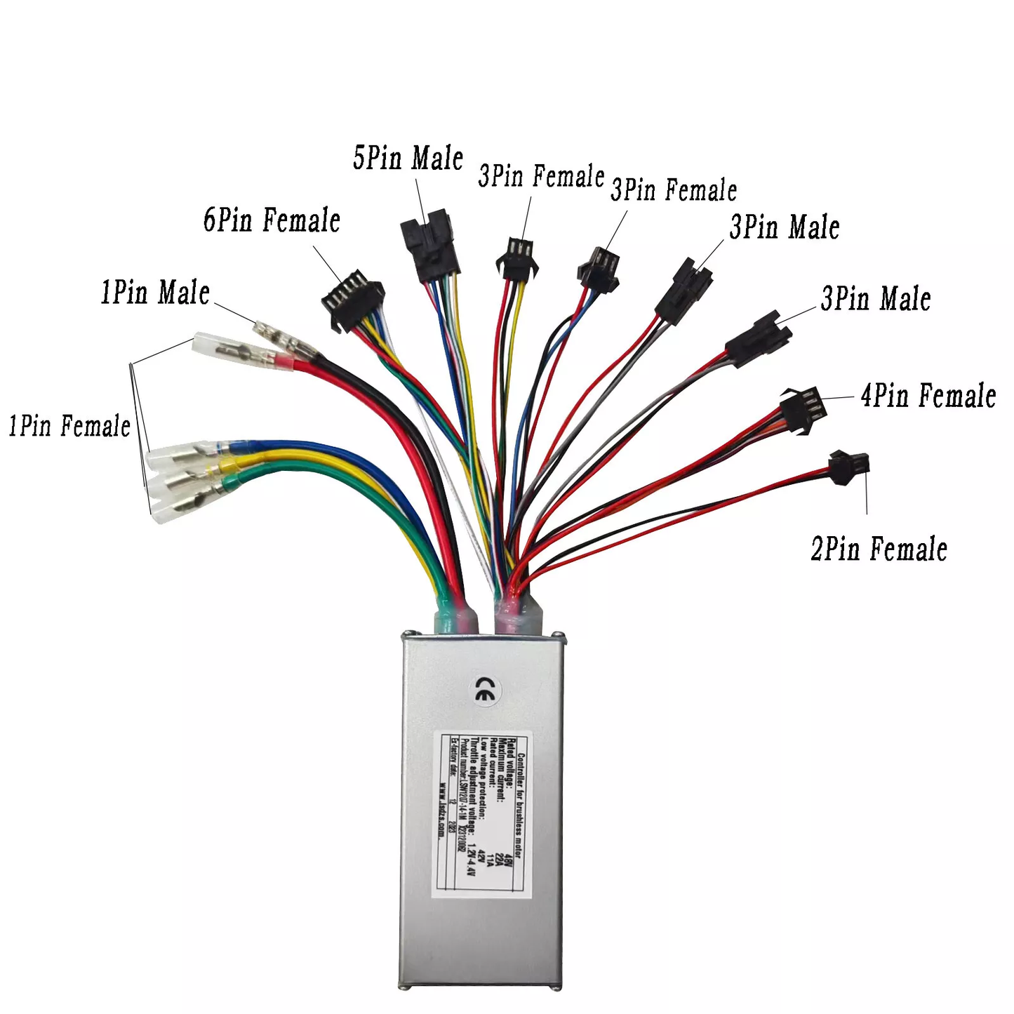 LSW1207-14-1M Brushless Motor Controller 48V 22A
