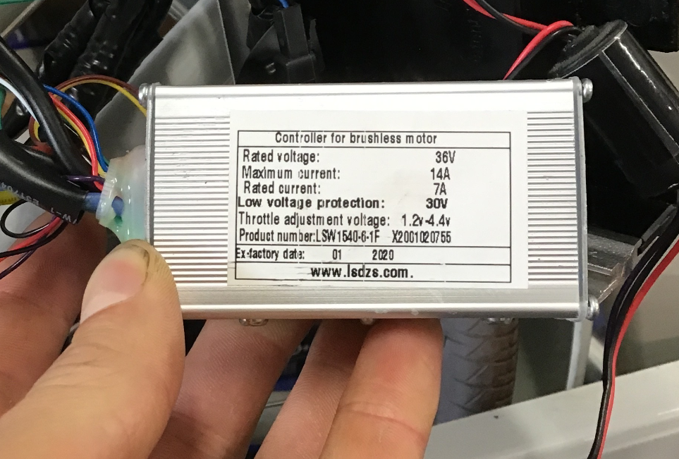 NULKOMMA LSW1540-6-1F Brushless Motor Controller 36V 14A Ebike Controller