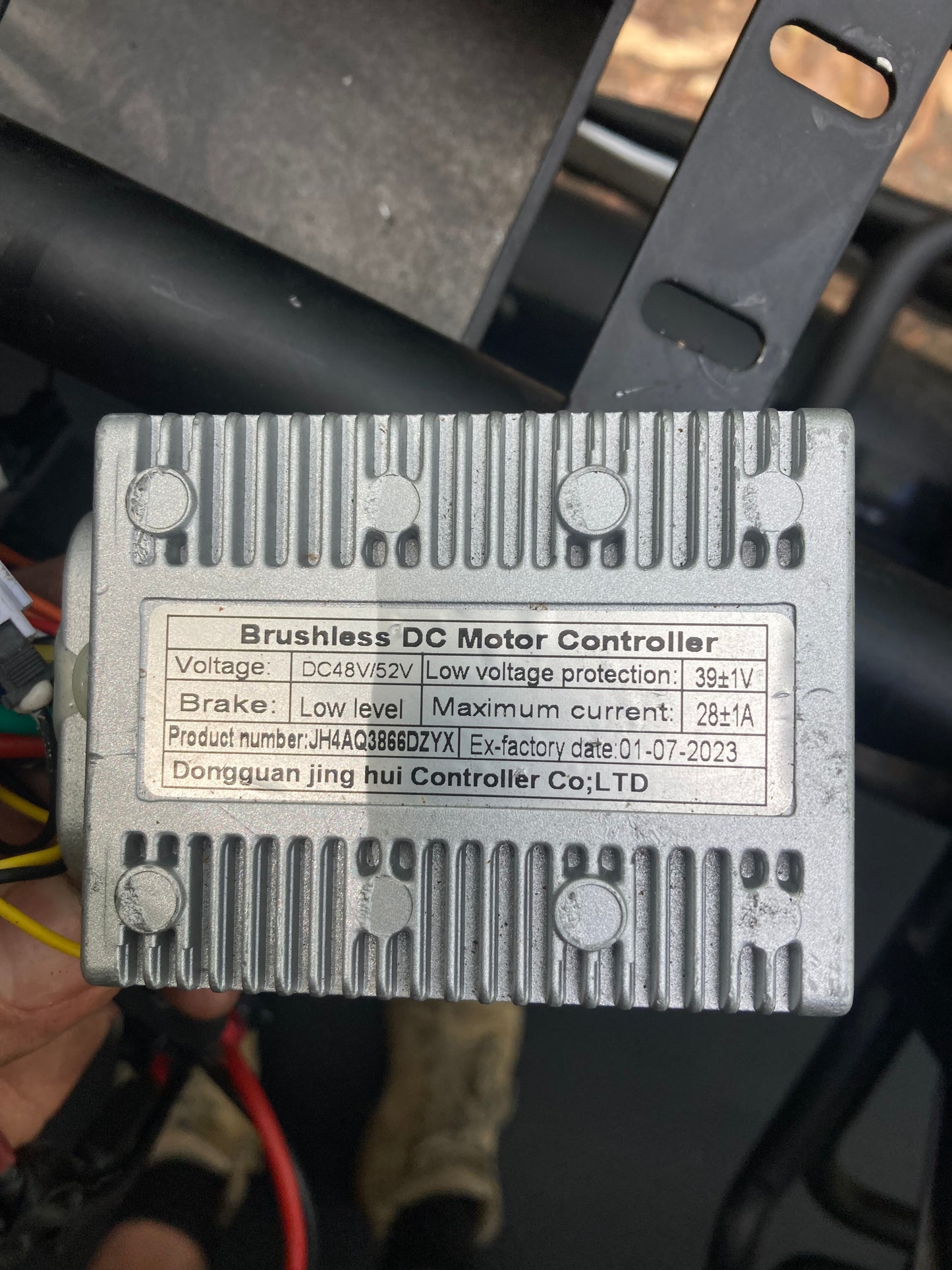 Nulkomma JH4AQ3866DZYX Brushless Motor Controller DC48V/52V 28A Ebike Controller